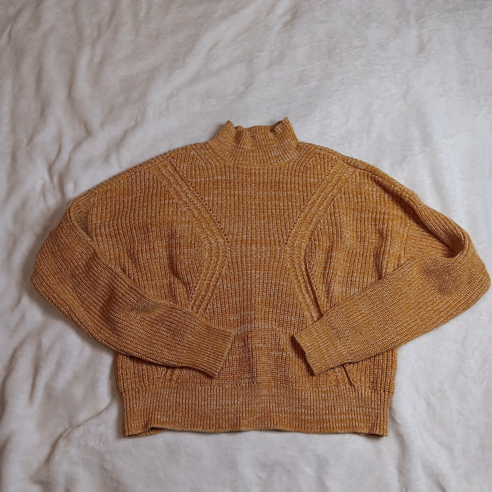 Kendall & Kylie Mustard Knit Sweater